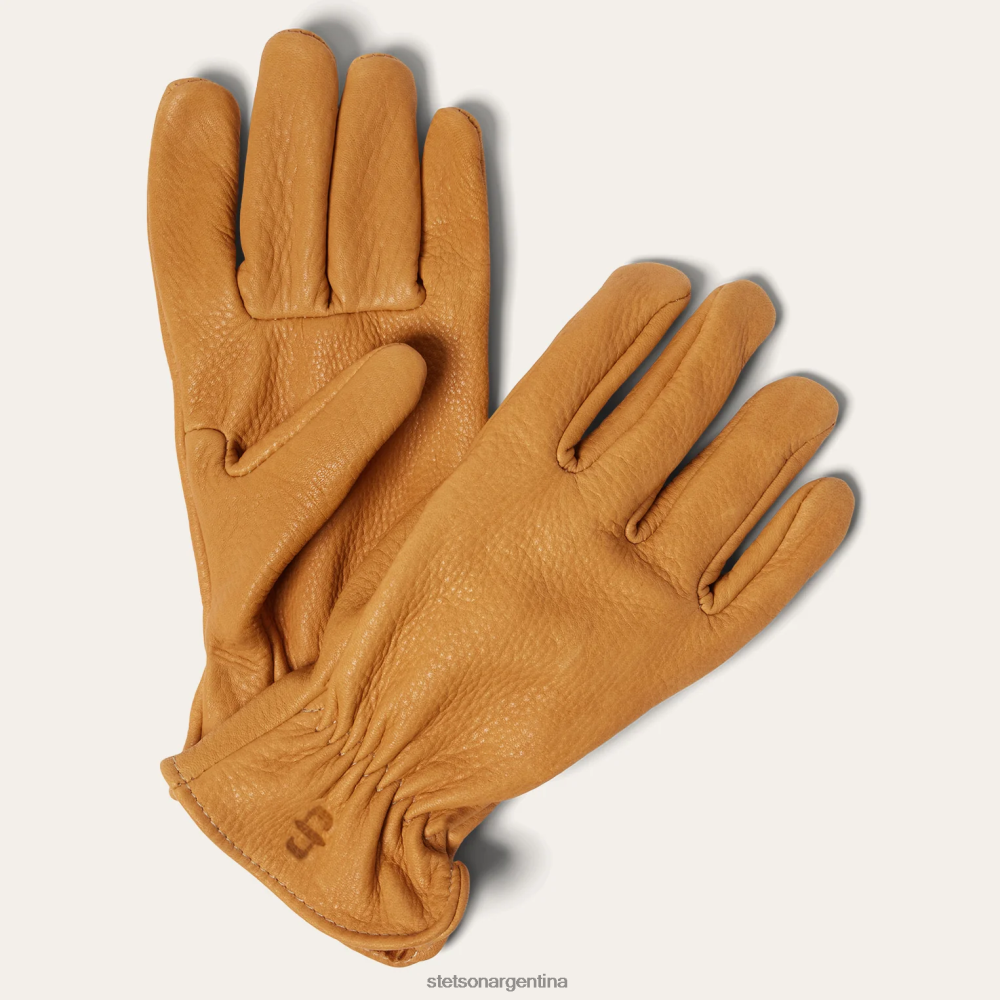 Stetson Guante Roper de piel de ciervo - sin forro bronceado hombres accesorio P242PH427