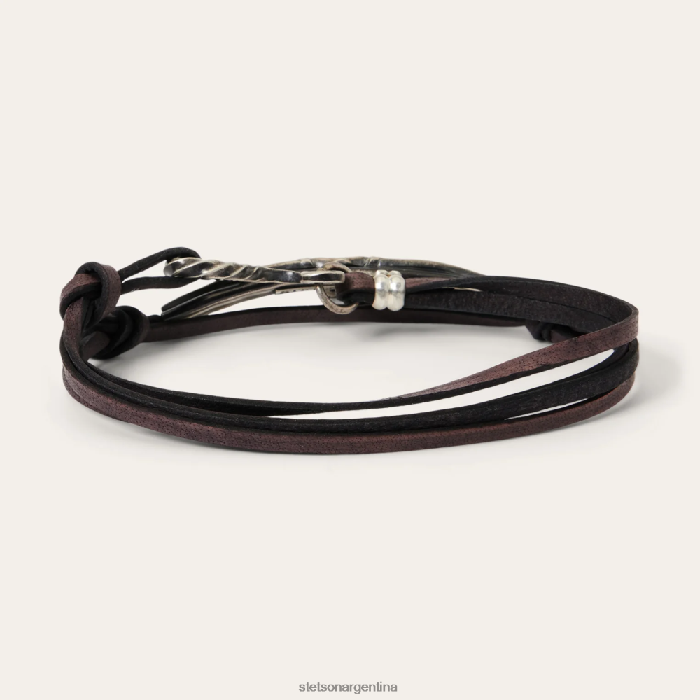 Stetson pulsera envolvente de cuernos largos un color hombres accesorio P242PH425