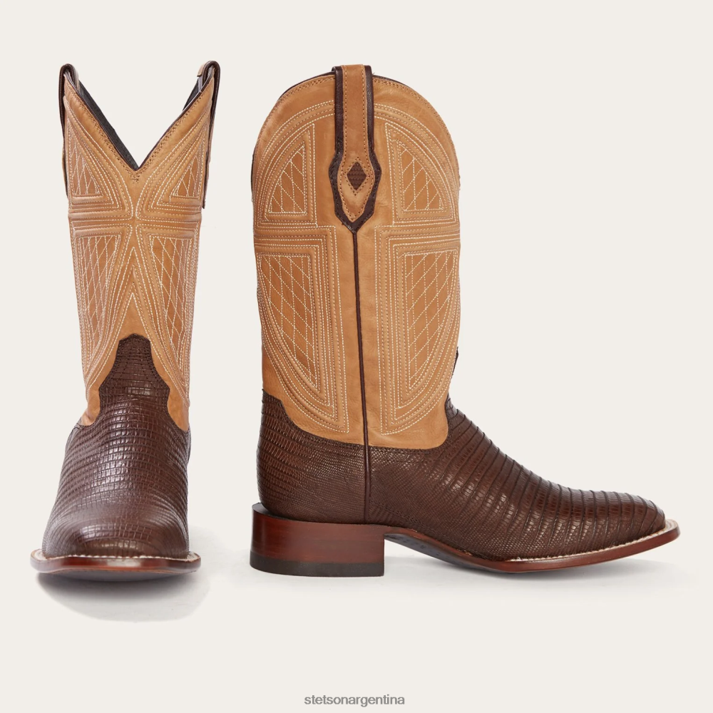 Stetson bota cowboy beaumont tiburón marrón hombres calzado P242PH229