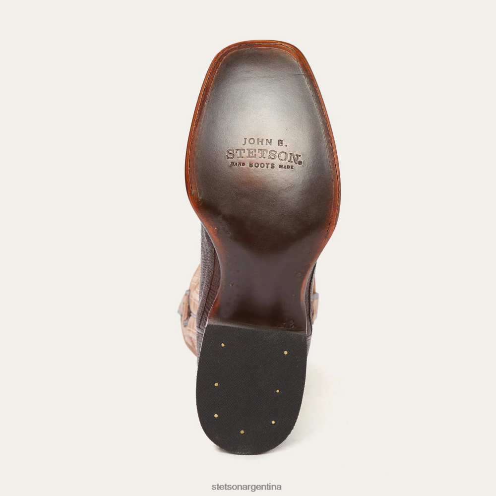 Stetson bota cowboy beaumont tiburón marrón hombres calzado P242PH229