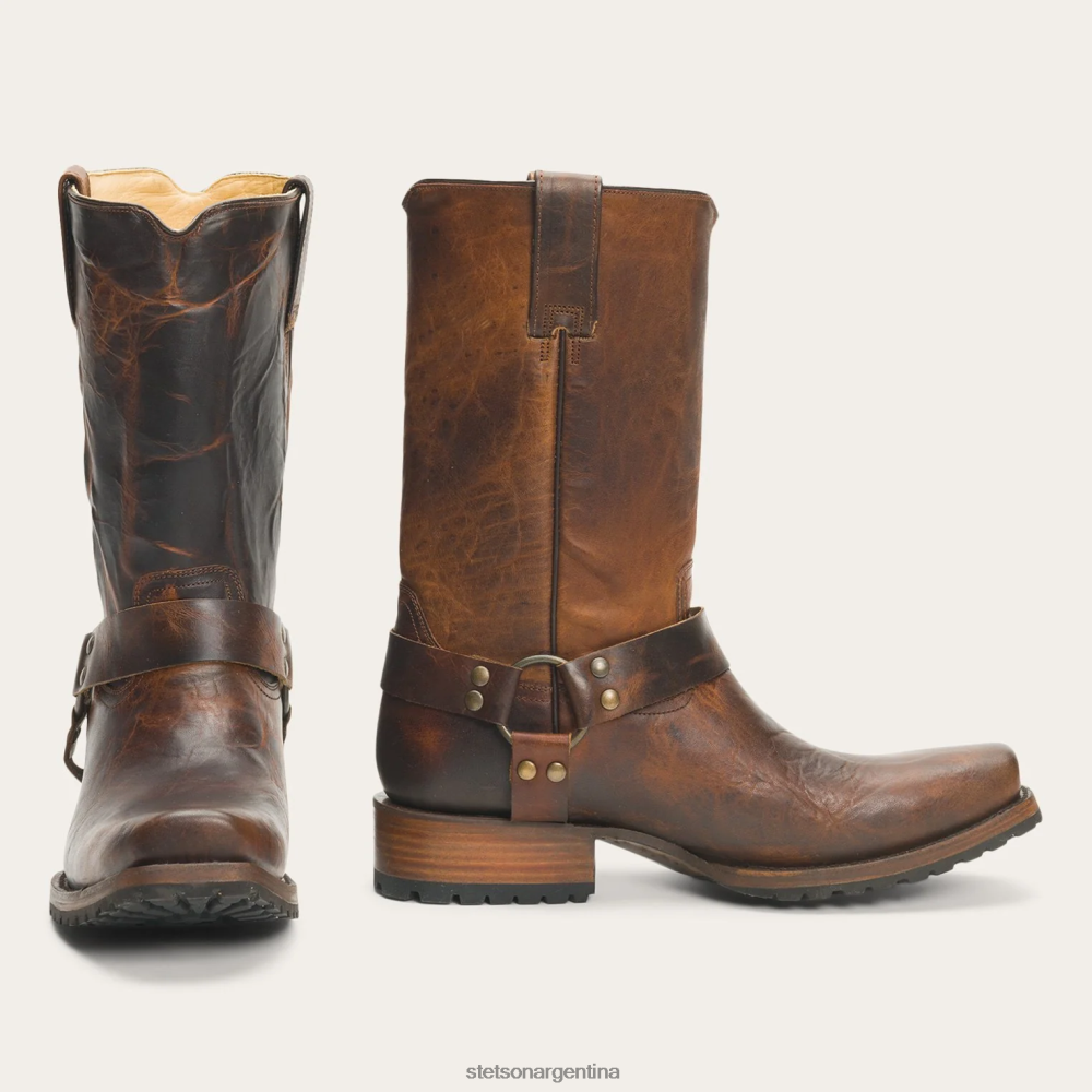 Stetson botas con arnés Heritage marrón hombres calzado P242PH233