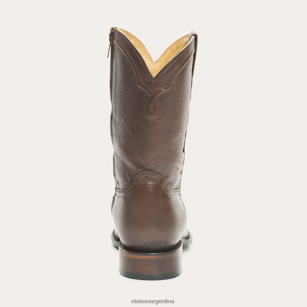 Stetson botas rancheras con cremallera marrón hombres calzado P242PH217