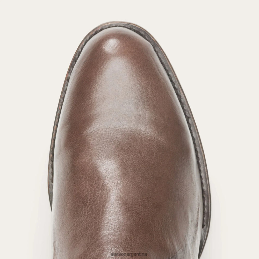 Stetson botas rancheras con cremallera marrón hombres calzado P242PH217