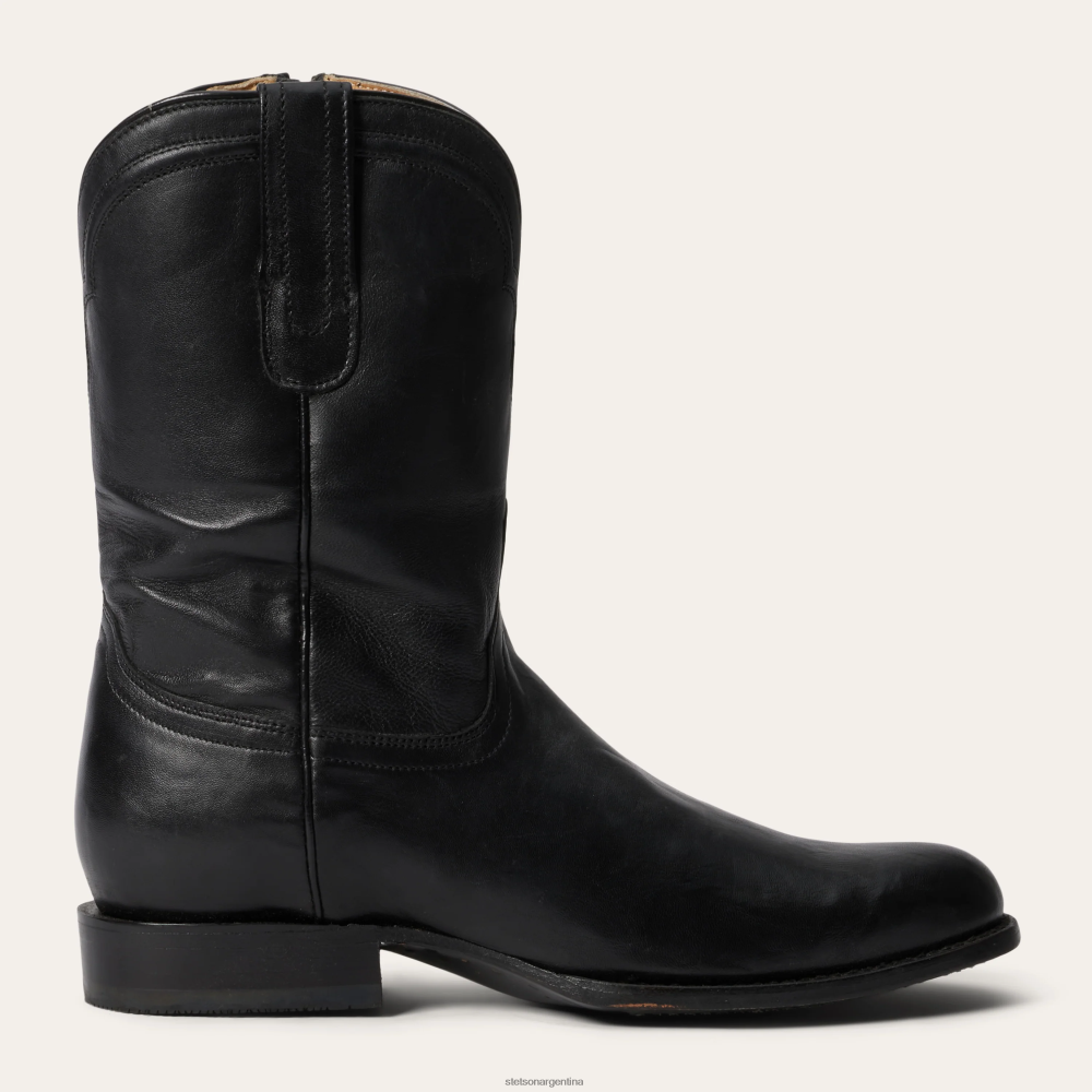 Stetson botas rancheras con cremallera negro hombres calzado P242PH235