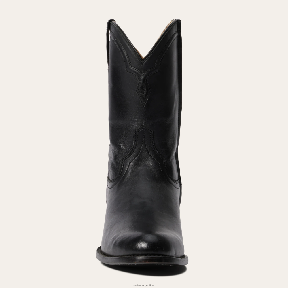 Stetson botas rancheras con cremallera negro hombres calzado P242PH235