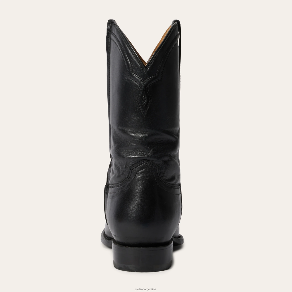 Stetson botas rancheras con cremallera negro hombres calzado P242PH235