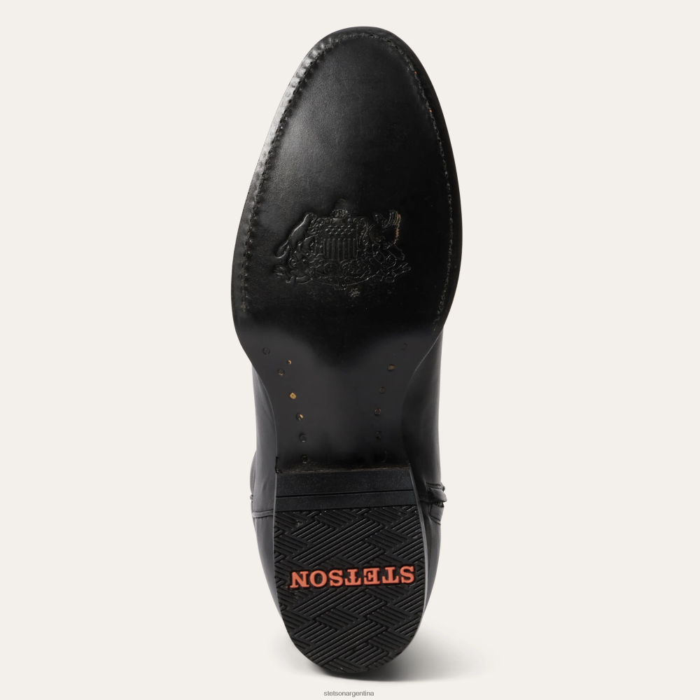 Stetson botas rancheras con cremallera negro hombres calzado P242PH235