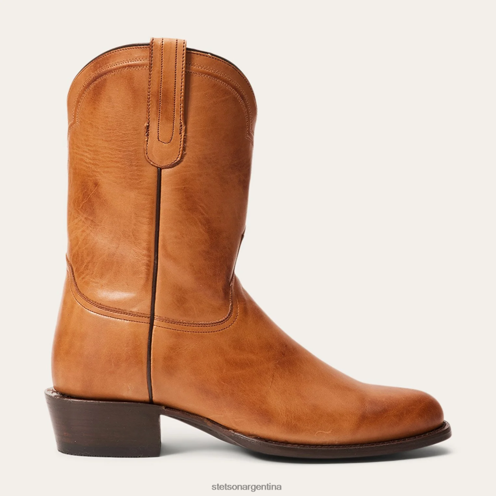 Stetson cremallera ranchera marrón hombres calzado P242PH226