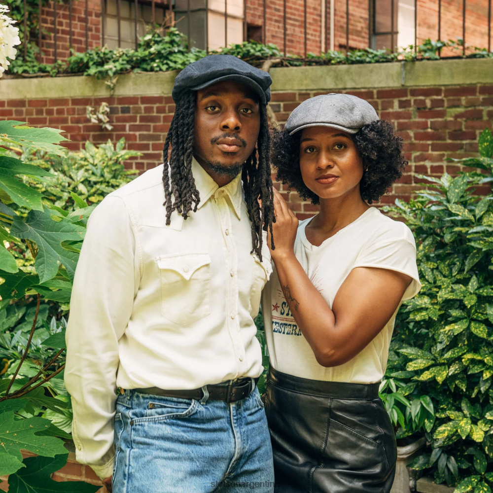 Stetson camisa de sarga tencel color crema blanco hombres vestir P242PH307