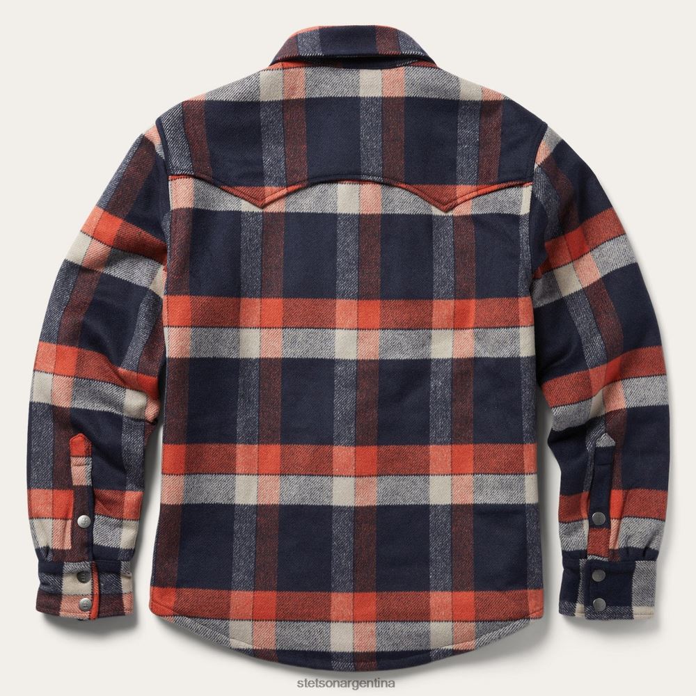 Stetson camisa jac azul hombres vestir P242PH395