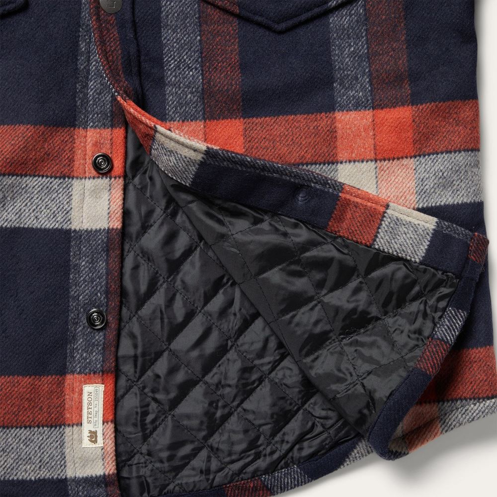 Stetson camisa jac azul hombres vestir P242PH395