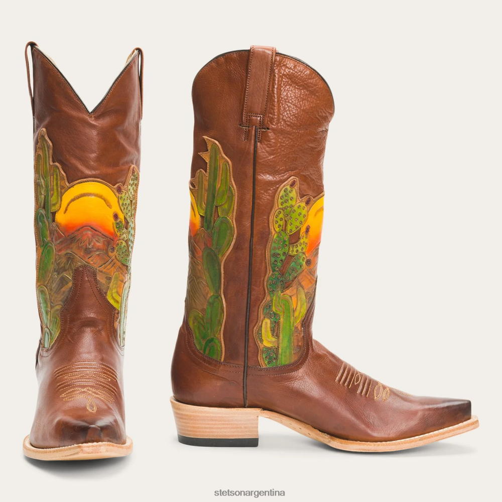 Stetson botas doradas marrón mujer calzado P242PH256