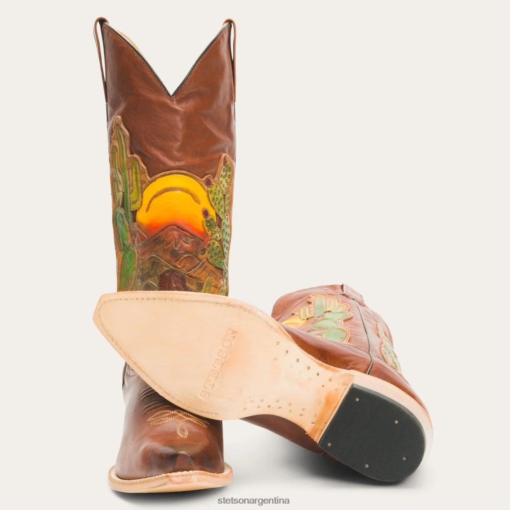 Stetson botas doradas marrón mujer calzado P242PH256
