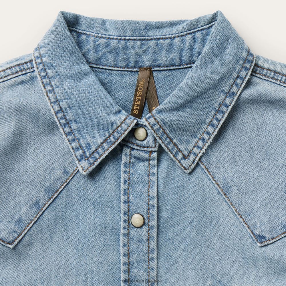 Stetson camisa vaquera holgada azul mujer vestir P242PH429