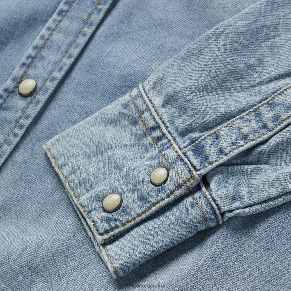 Stetson camisa vaquera holgada azul mujer vestir P242PH429