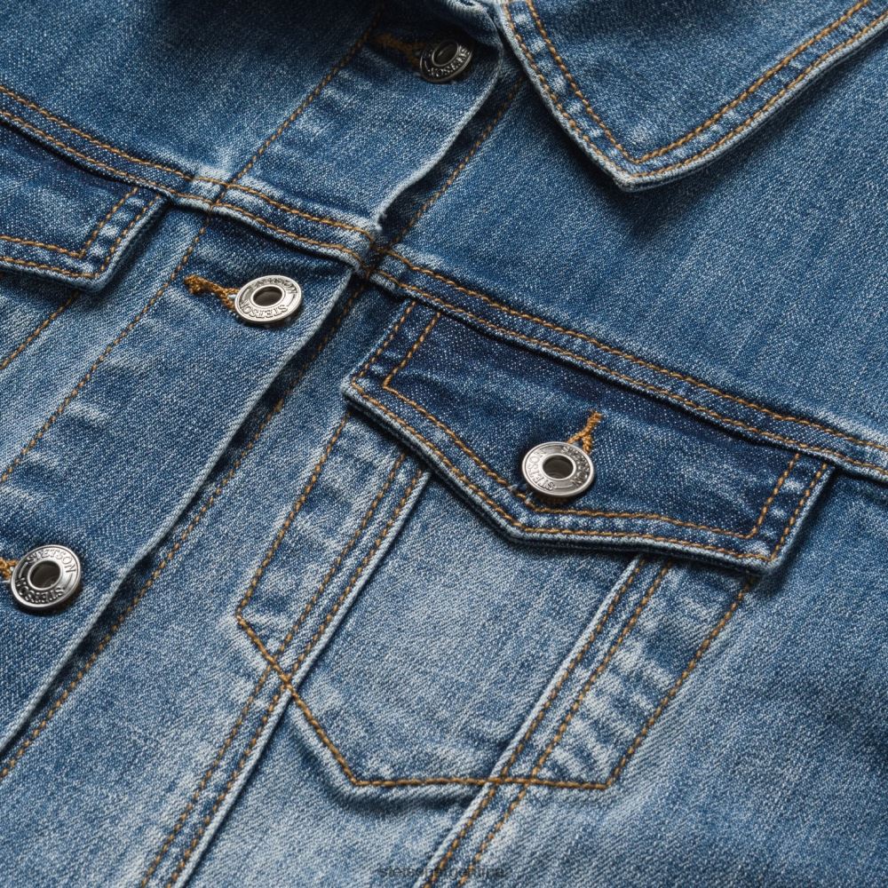 Stetson chaqueta vaquera elástica azul mujer vestir P242PH449