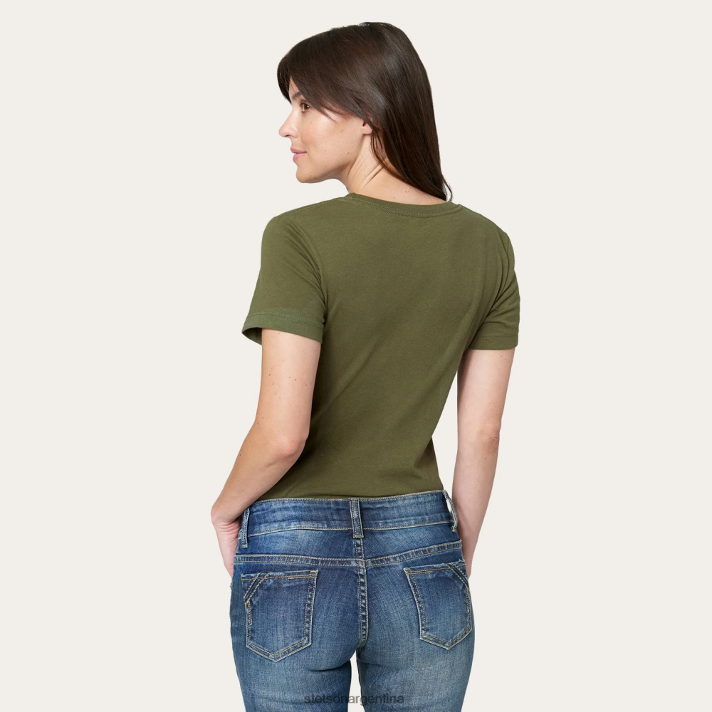 Stetson jane b. camiseta de cuerda marrón mujer vestir P242PH476