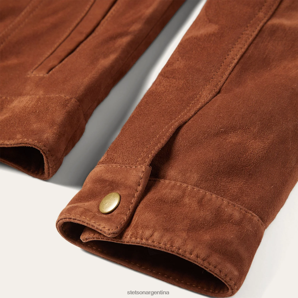 Stetson chaqueta bomber clásica marrón mujer vestir P242PH542