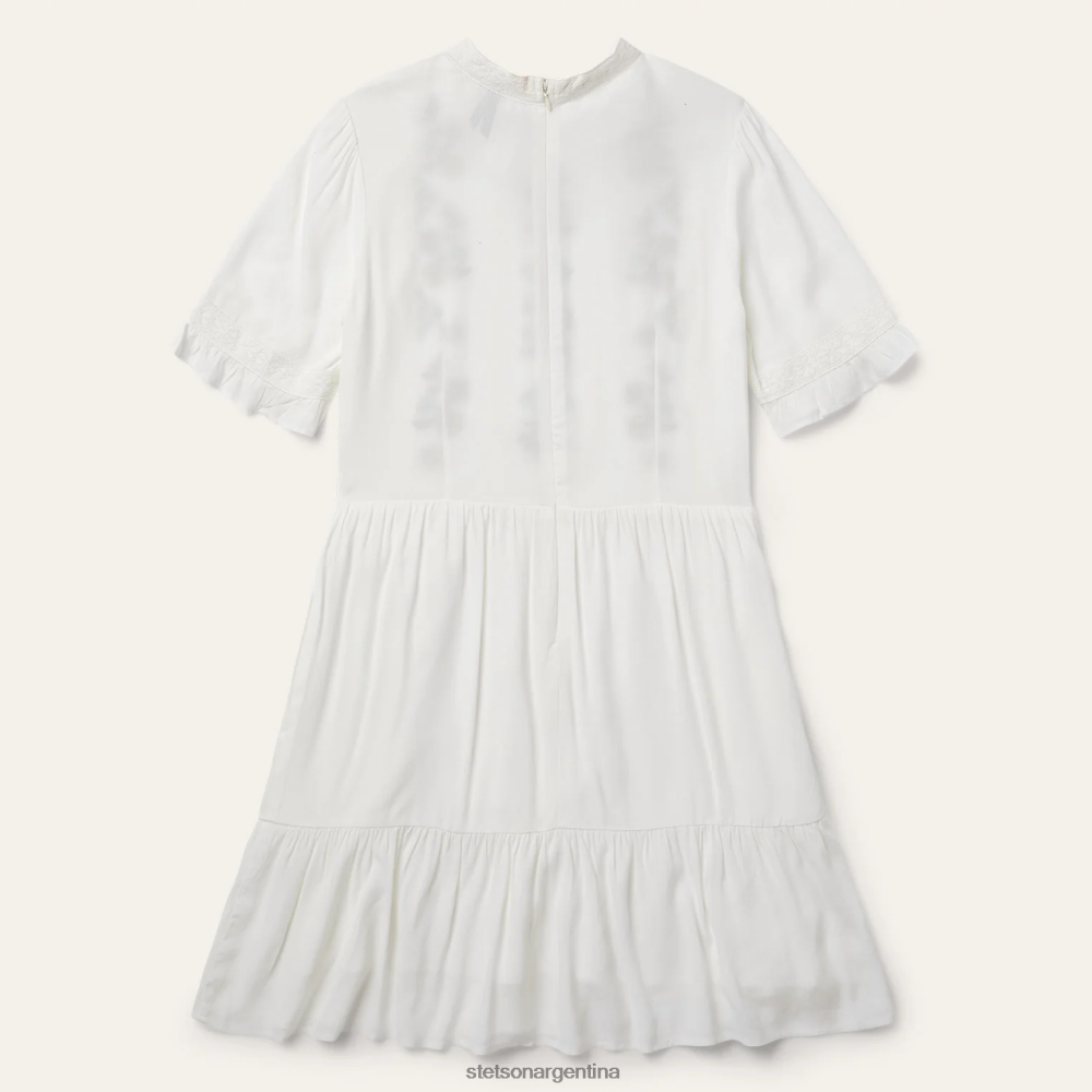 Stetson vestido tejido plano blanco mujer vestir P242PH493