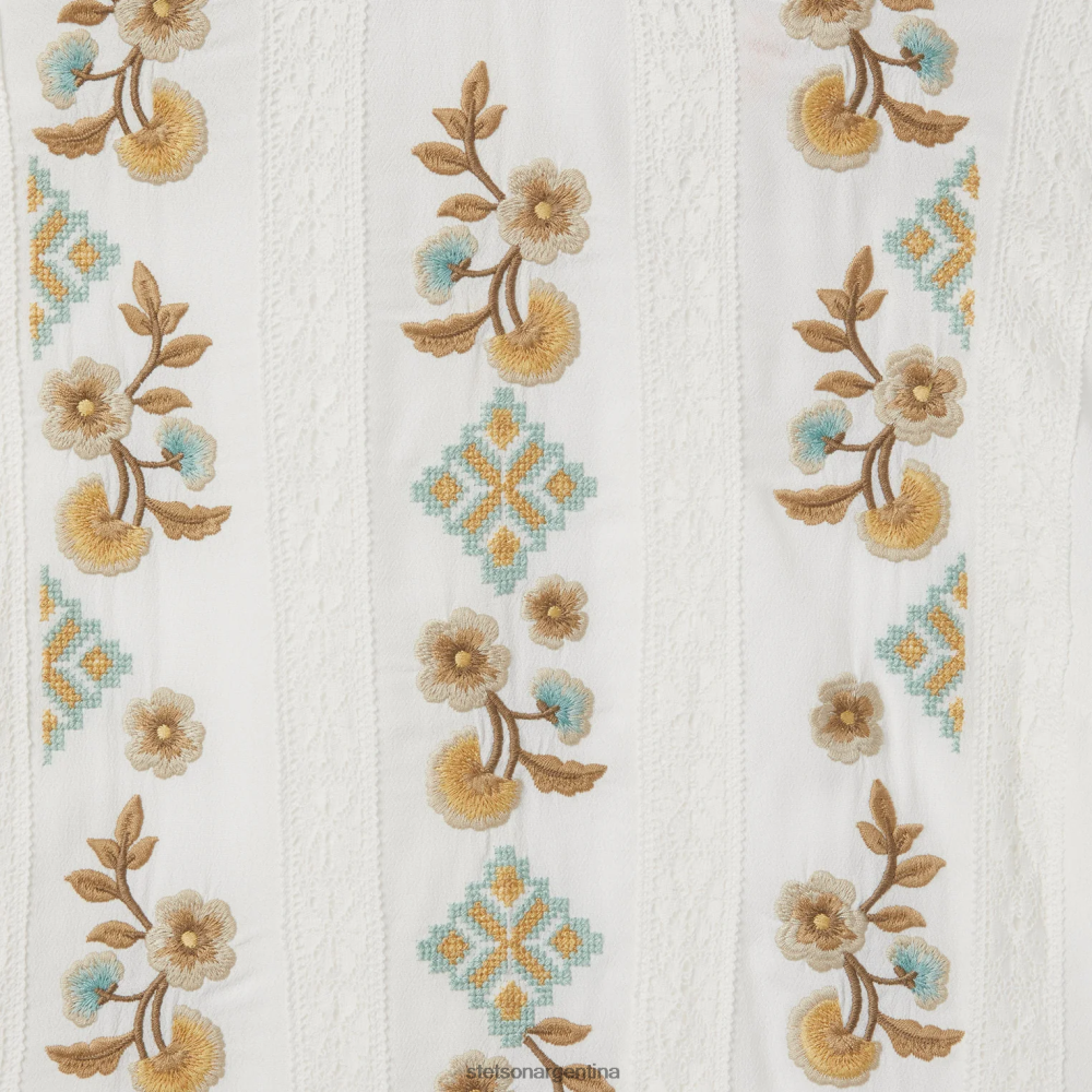 Stetson vestido tejido plano blanco mujer vestir P242PH493