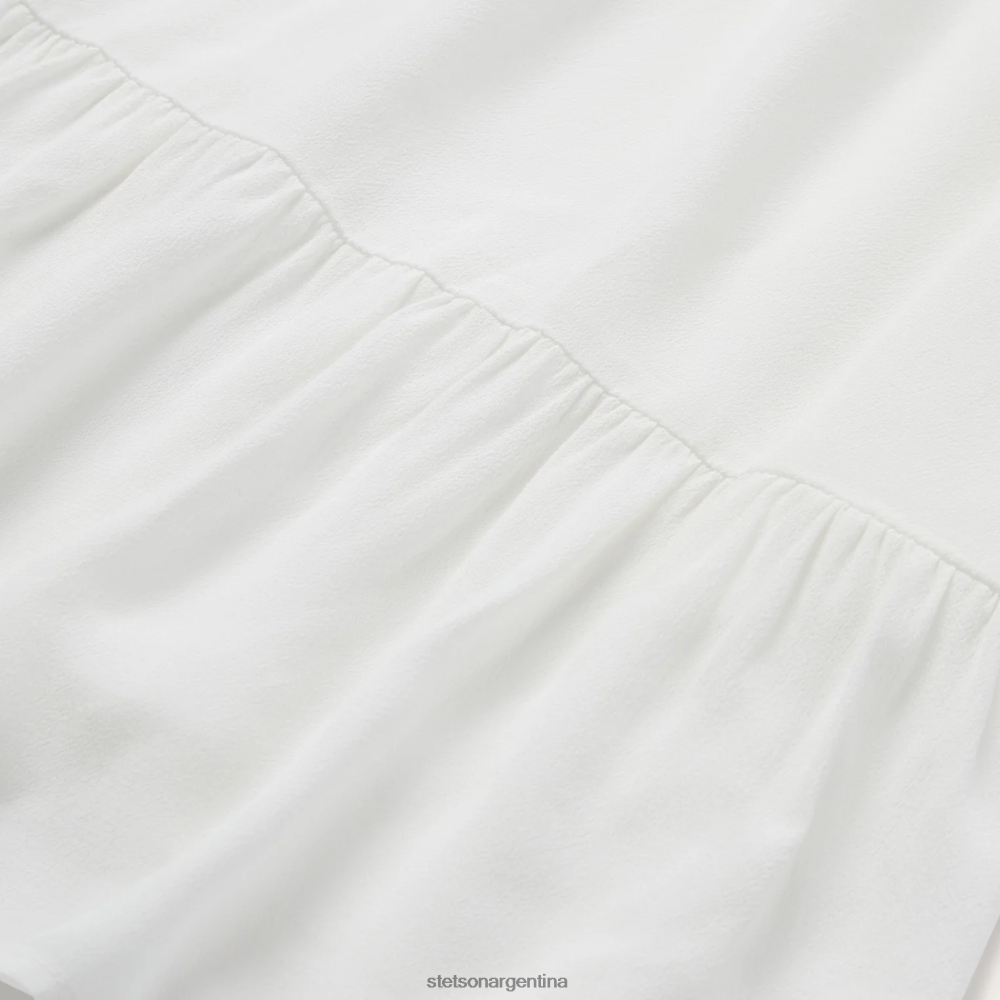 Stetson vestido tejido plano blanco mujer vestir P242PH493