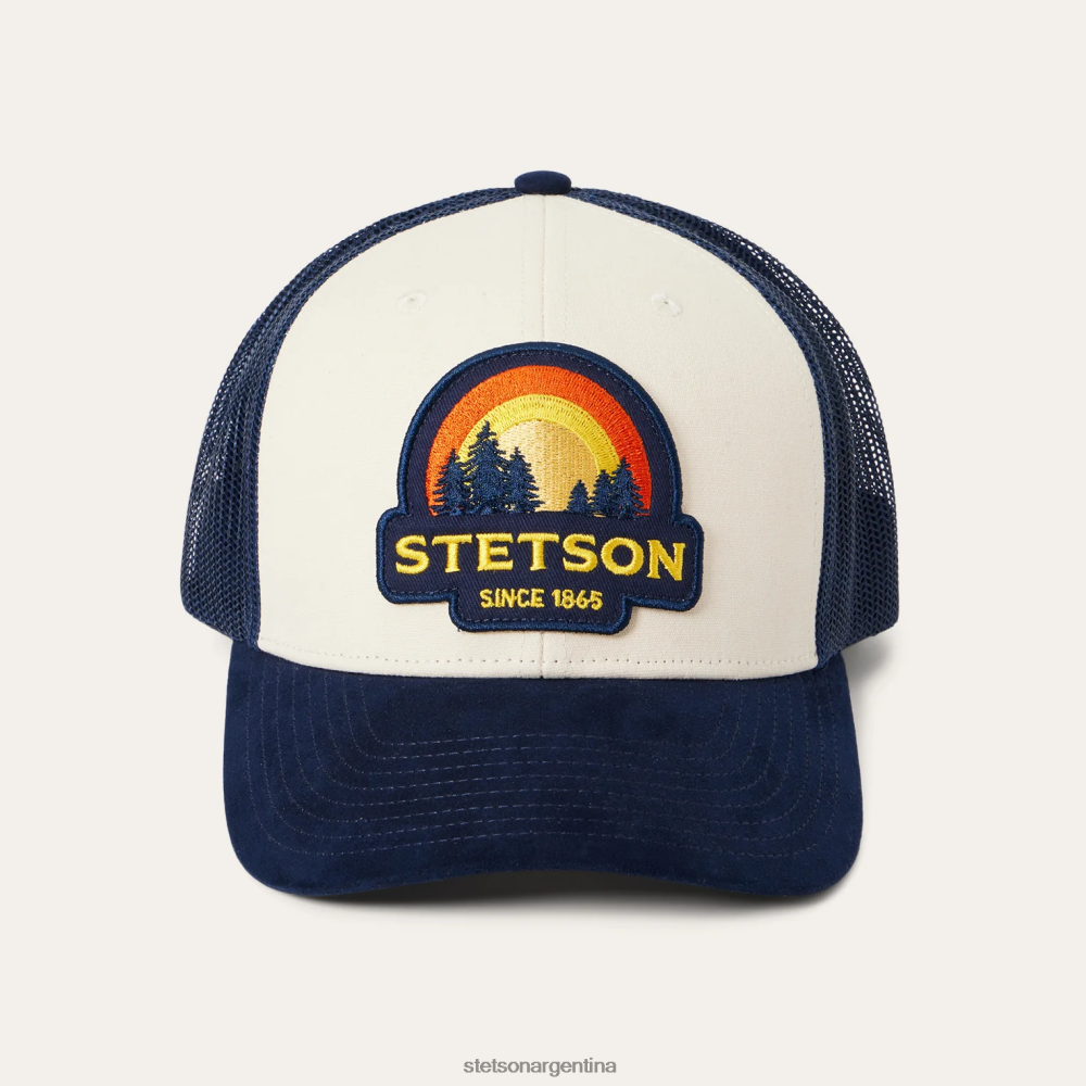 Stetson gorra de camionero al atardecer crema unisexo sombreros P242PH201
