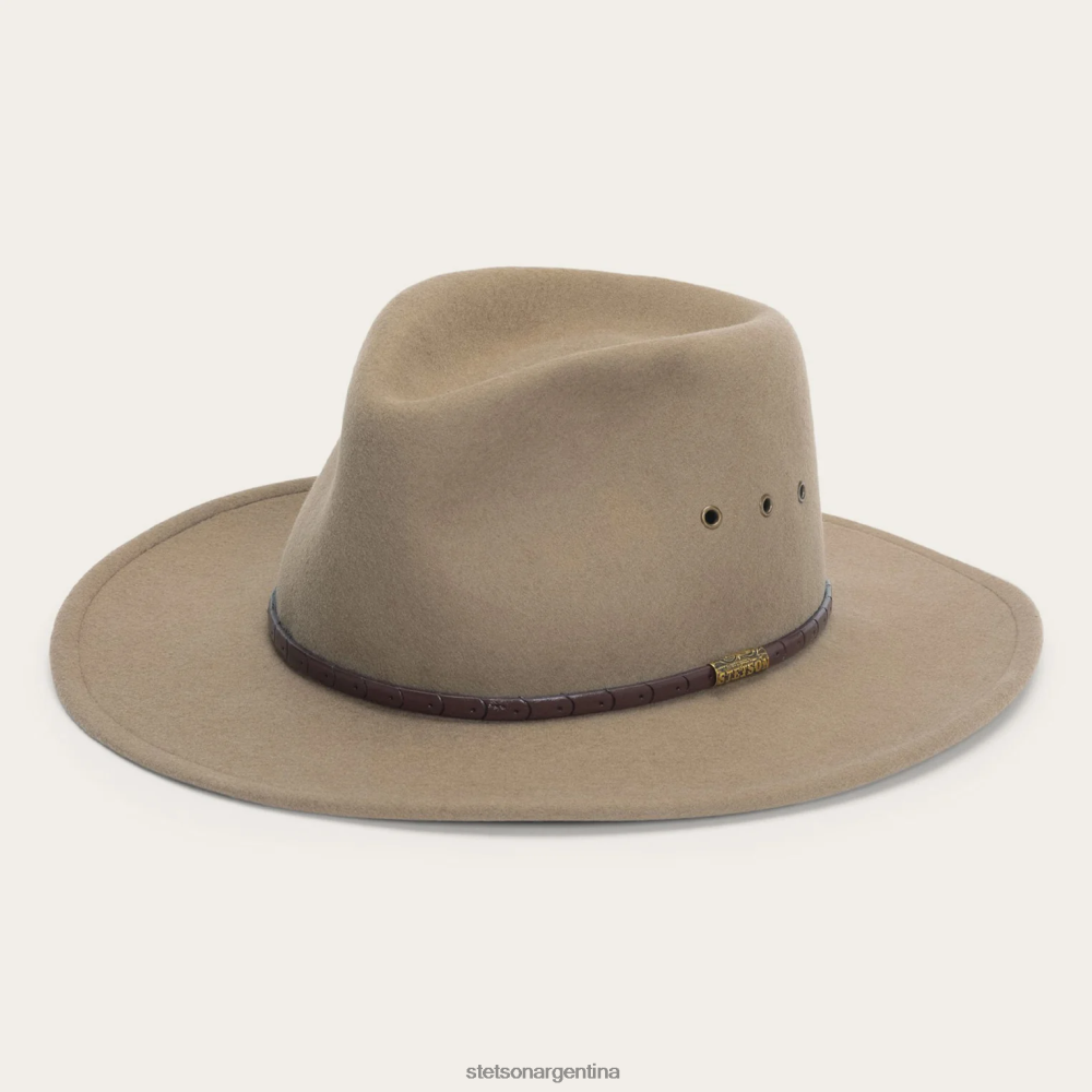 Stetson el moab champiñón unisexo sombreros P242PH196