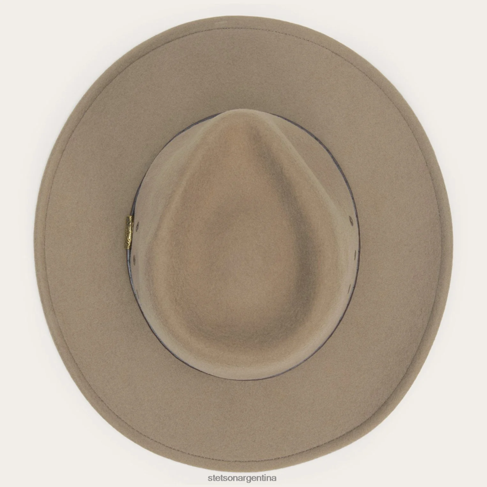 Stetson el moab champiñón unisexo sombreros P242PH196