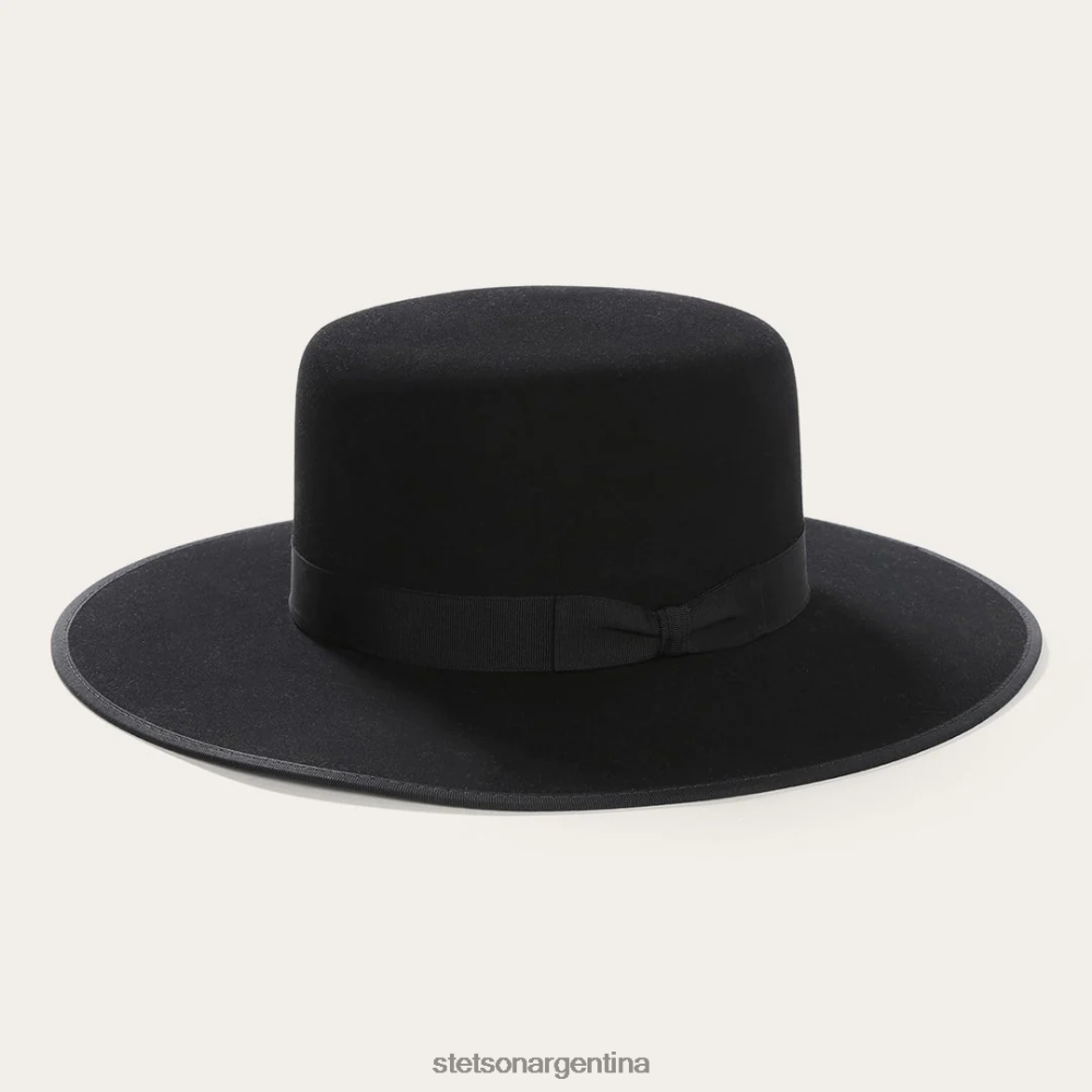 Stetson sombrero de fieltro de lana amish 4x negro unisexo sombreros P242PH80