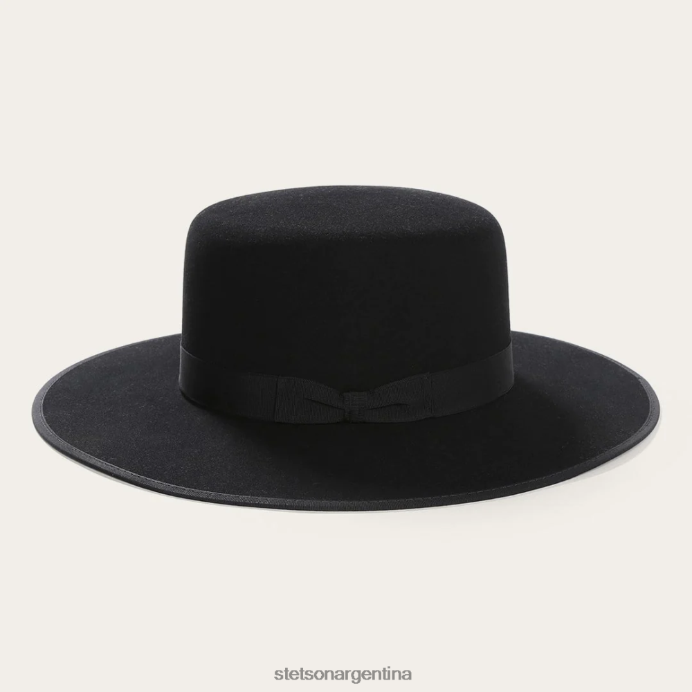 Stetson sombrero de fieltro de lana amish 4x negro unisexo sombreros P242PH80