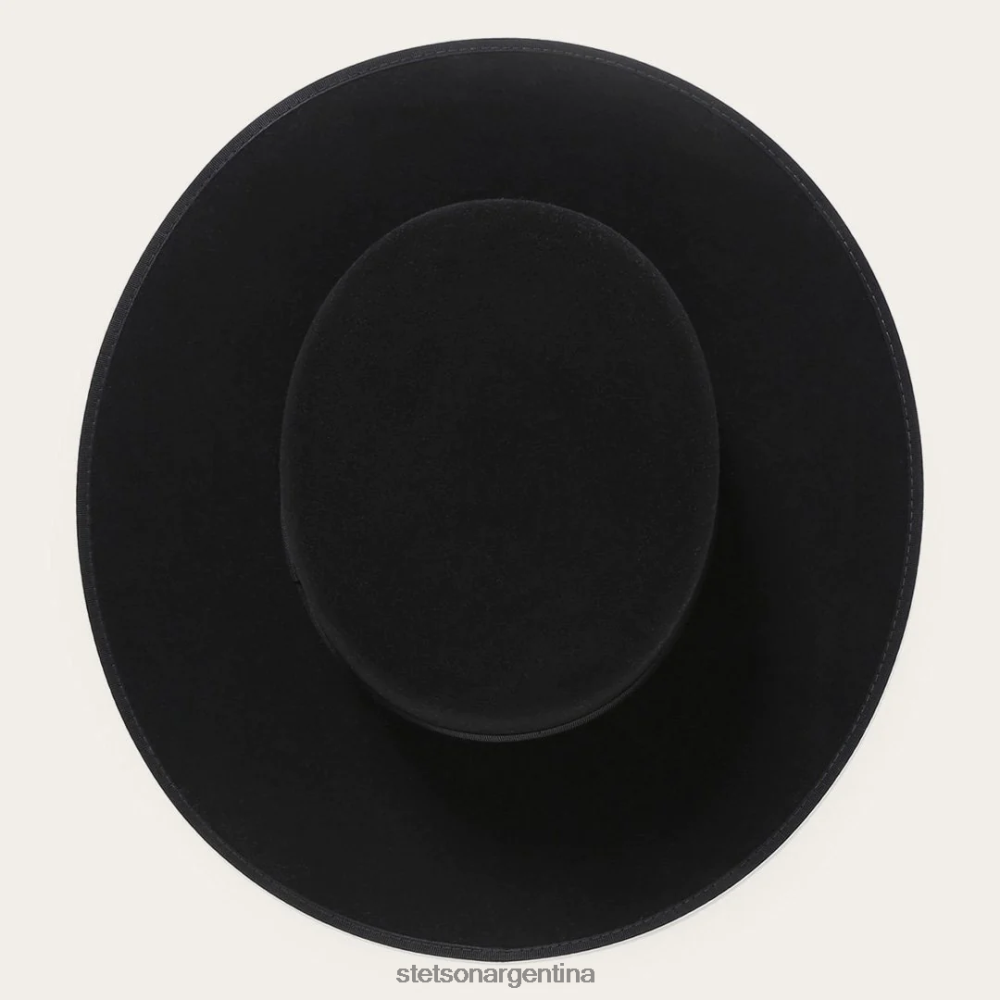 Stetson sombrero de fieltro de lana amish 4x negro unisexo sombreros P242PH80