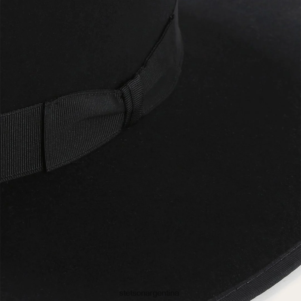 Stetson sombrero de fieltro de lana amish 4x negro unisexo sombreros P242PH80