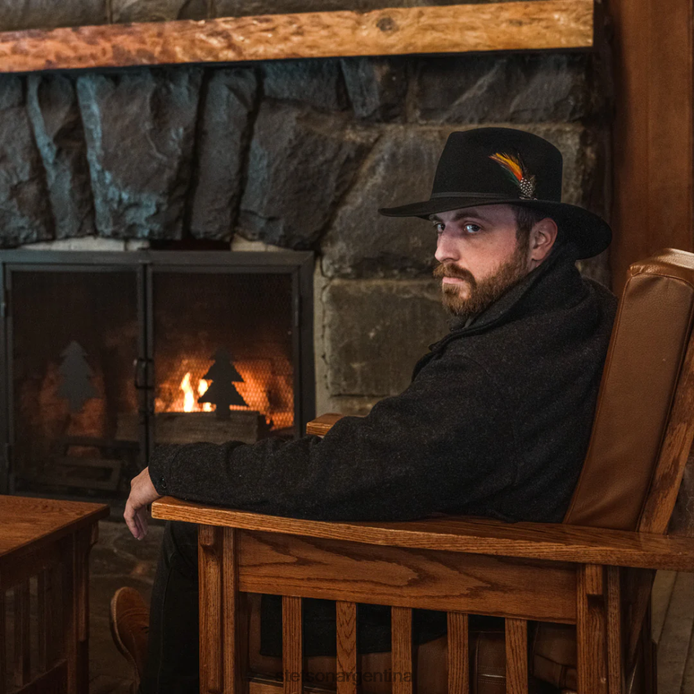 Stetson sombrero dune 5x gun club negro unisexo sombreros P242PH51