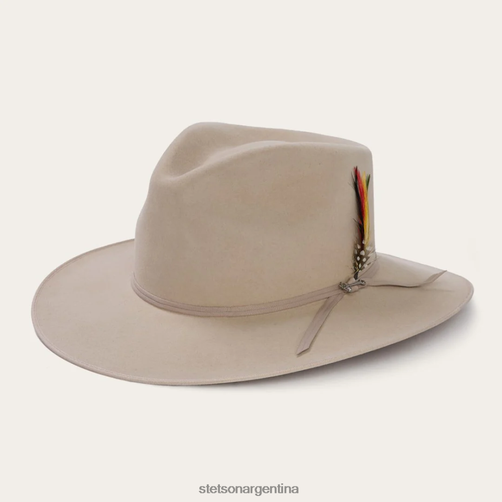 Stetson sombrero dune 5x gun club vientre plateado unisexo sombreros P242PH90