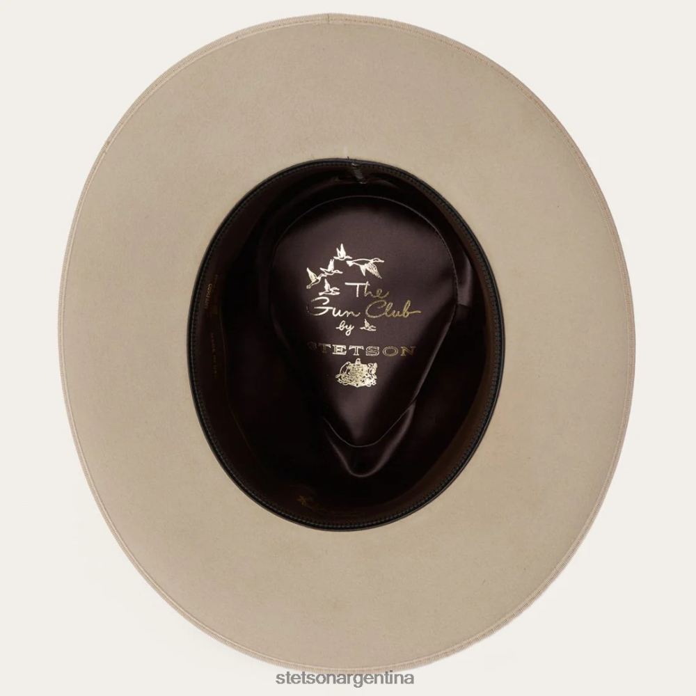Stetson sombrero dune 5x gun club vientre plateado unisexo sombreros P242PH90