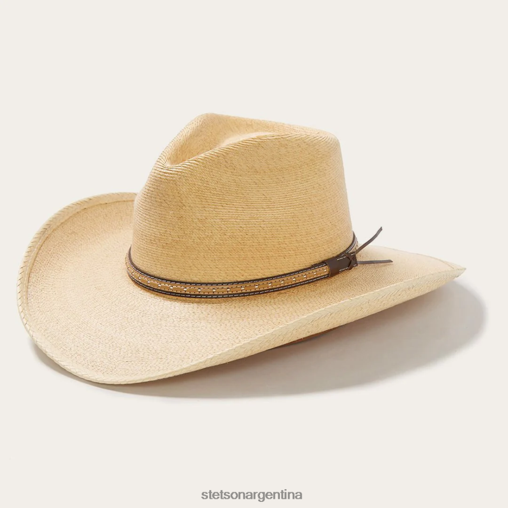 Stetson sombrero occidental de hoja de palma de aserradero tostado unisexo sombreros P242PH1
