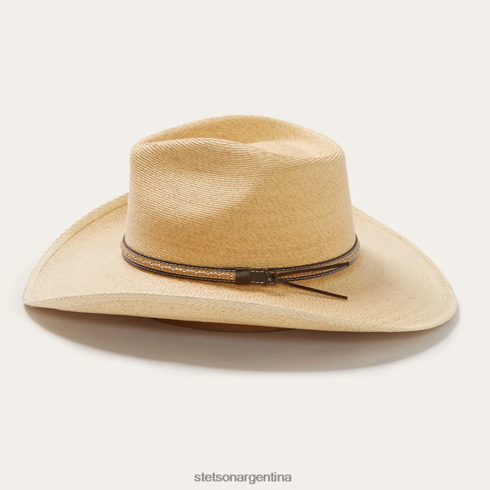 Stetson sombrero occidental de hoja de palma de aserradero tostado unisexo sombreros P242PH1
