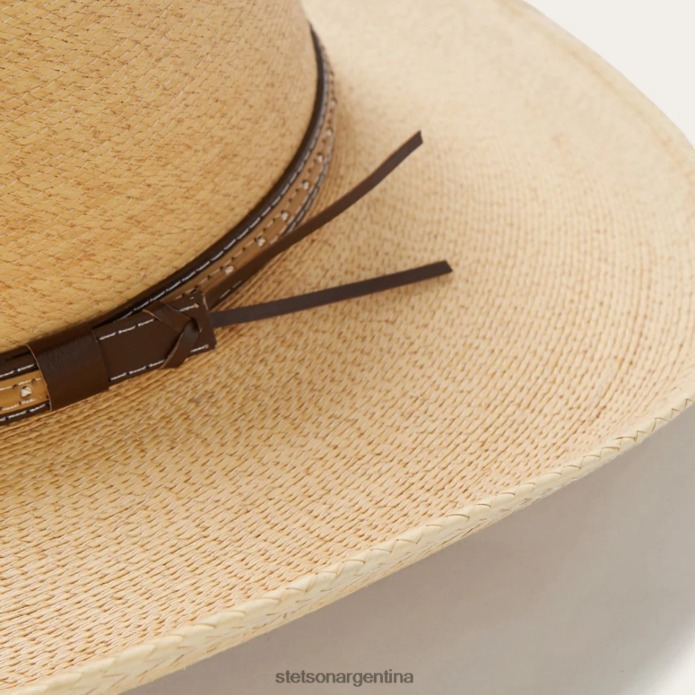 Stetson sombrero occidental de hoja de palma de aserradero tostado unisexo sombreros P242PH1
