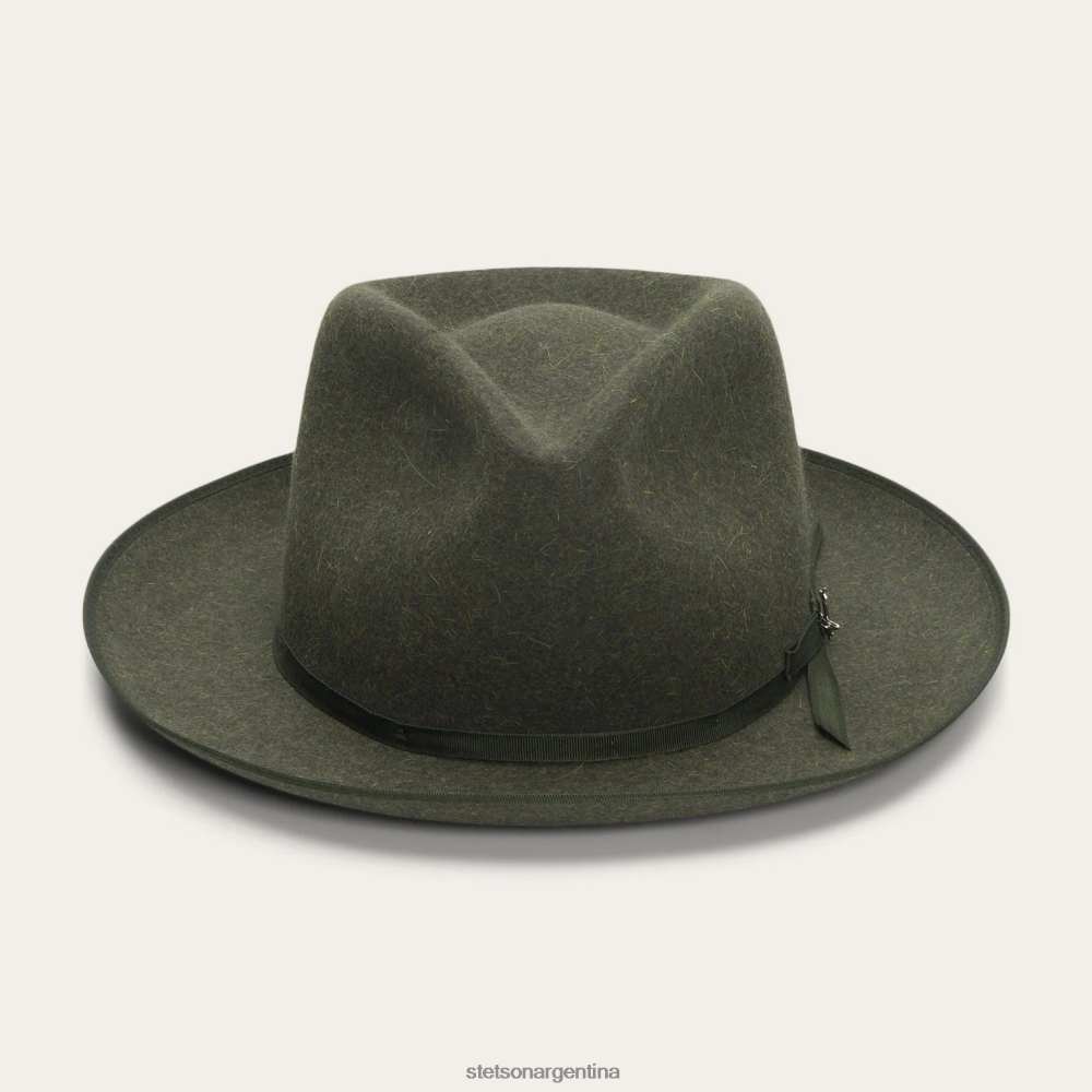 Stetson El sombrero de fieltro Stratoliner ultraligero. mezcla de aceitunas unisexo sombreros P242PH121