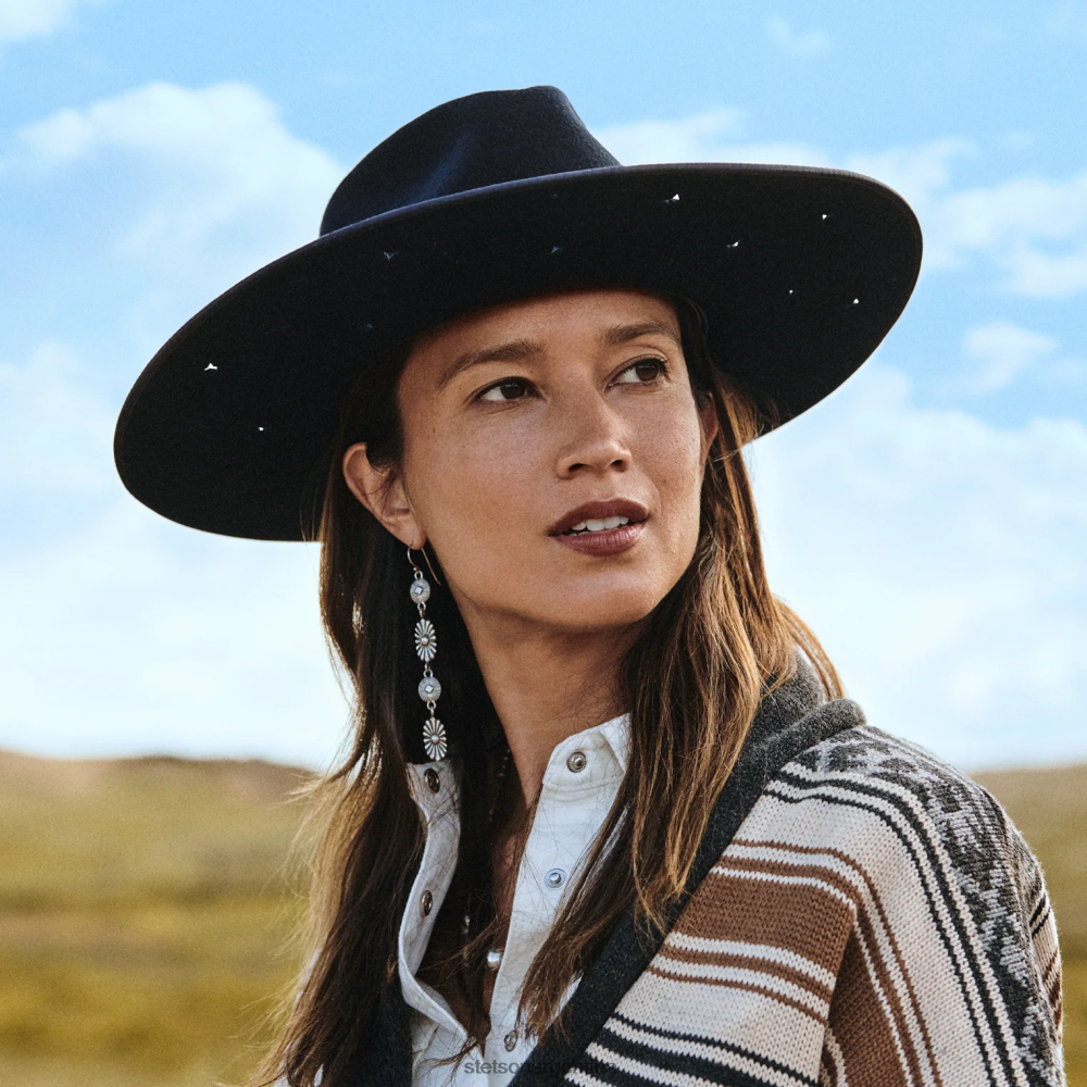 Stetson sombrero de fieltro del cielo nocturno Armada unisexo sombreros P242PH190