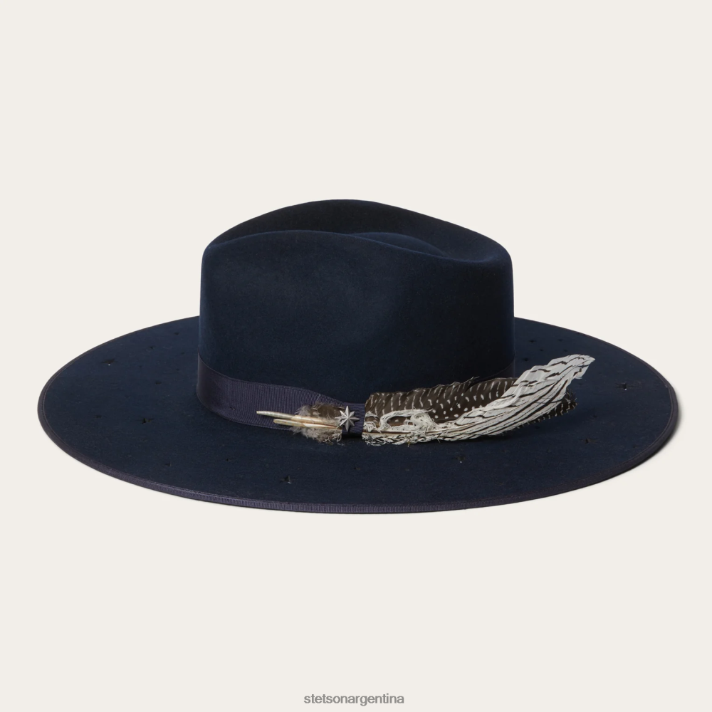 Stetson sombrero de fieltro del cielo nocturno Armada unisexo sombreros P242PH190