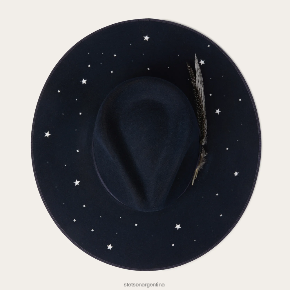 Stetson sombrero de fieltro del cielo nocturno Armada unisexo sombreros P242PH190