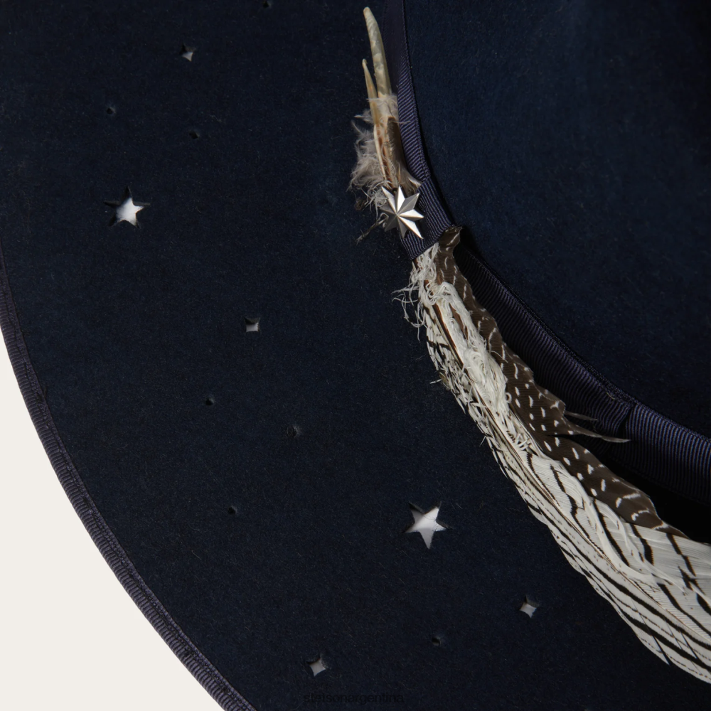 Stetson sombrero de fieltro del cielo nocturno Armada unisexo sombreros P242PH190