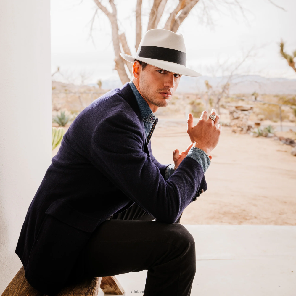 Stetson sombrero de fieltro del templo leonado unisexo sombreros P242PH94