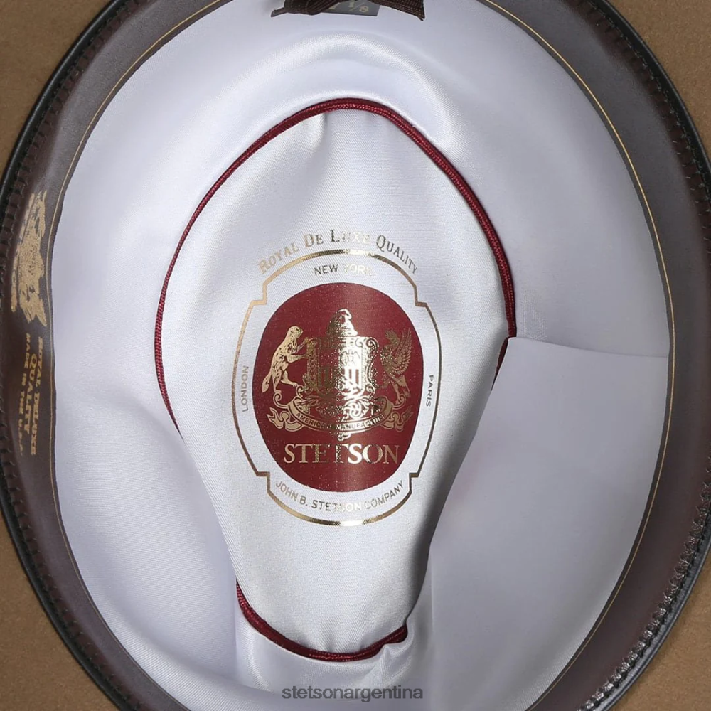 Stetson sombrero de fieltro del templo leonado unisexo sombreros P242PH94