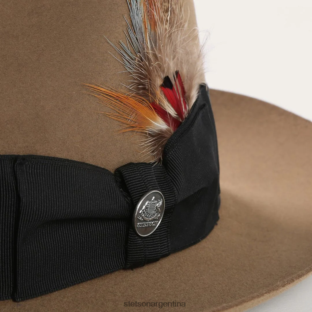 Stetson sombrero de fieltro del templo leonado unisexo sombreros P242PH94