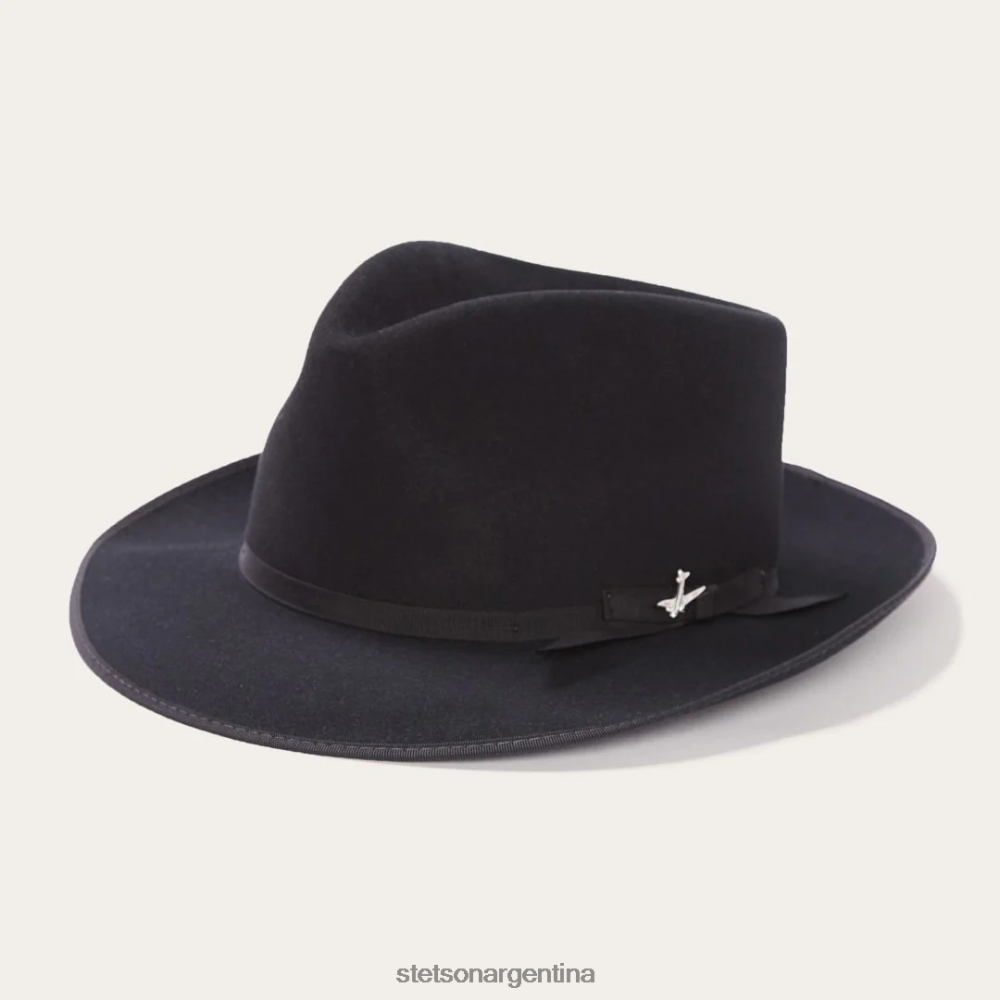 Stetson sombrero de fieltro estratoliner negro unisexo sombreros P242PH59