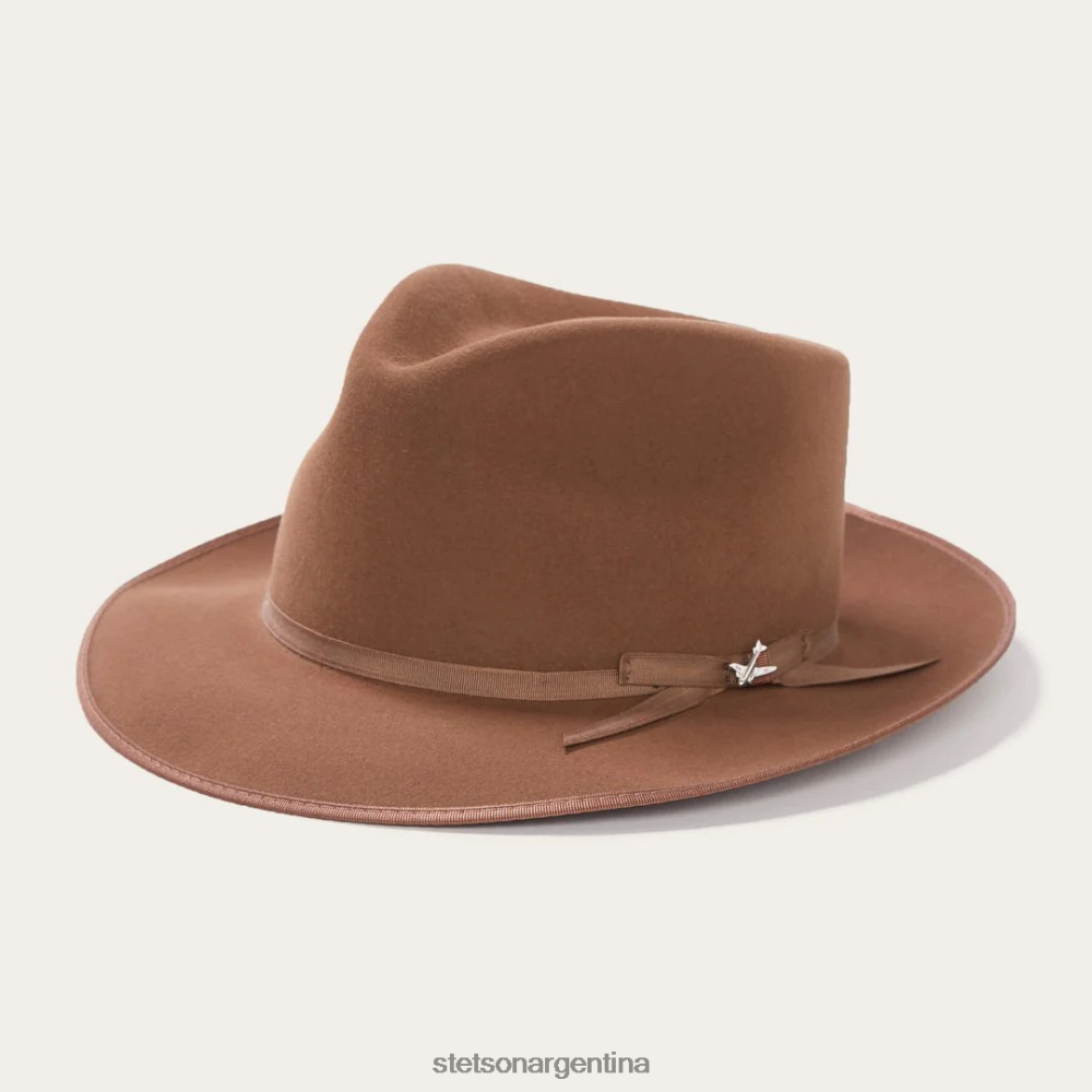 Stetson sombrero de fieltro estratoliner nuez unisexo sombreros P242PH38