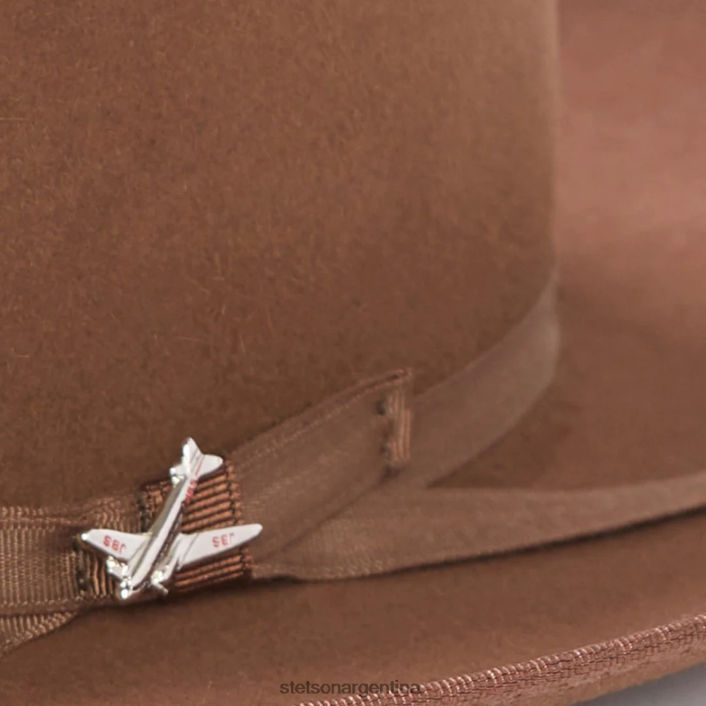 Stetson sombrero de fieltro estratoliner nuez unisexo sombreros P242PH38