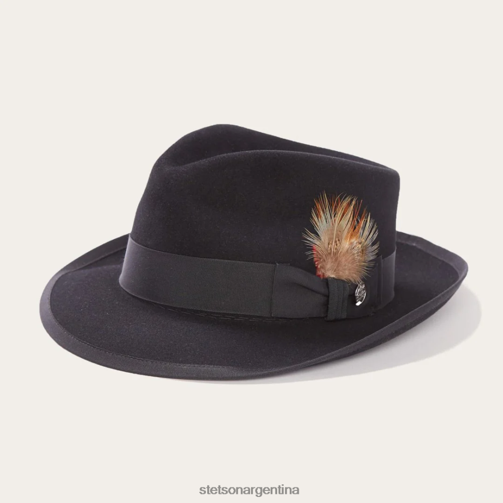 Stetson sombrero de fieltro negro unisexo sombreros P242PH12